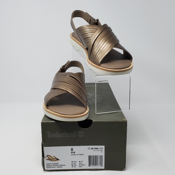 Timberland ADLEY SHORE ANKLE STRAP SANDAL GOLD